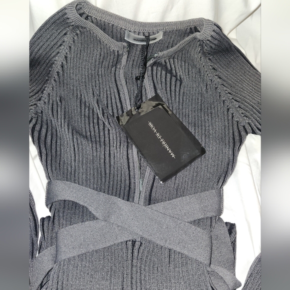 Jumpsuit With Belt - Grey/Black - Picture 8 of 11